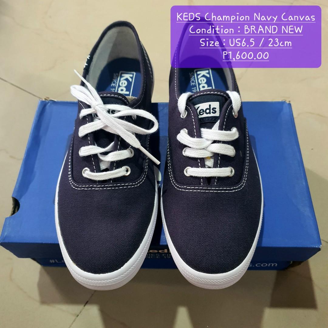 Keds champion shop navy canvas sneakers