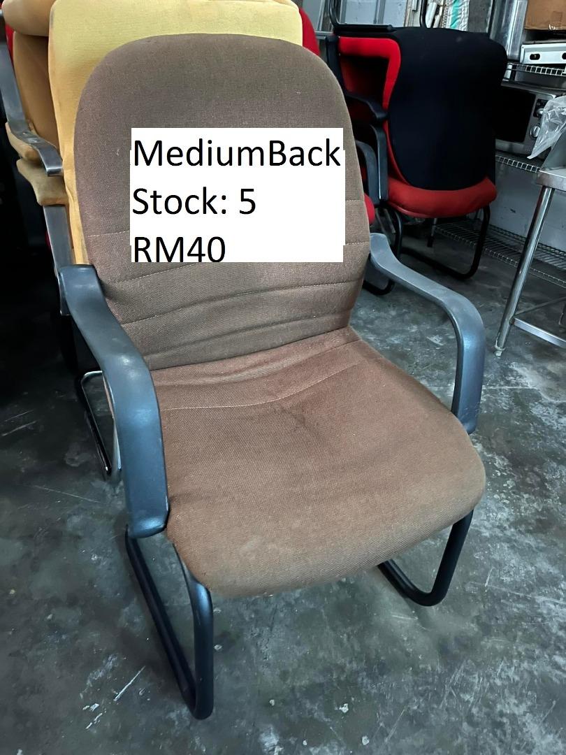 Kerusi Office Chair Customer Waiting Armchair (3 Types), Furniture