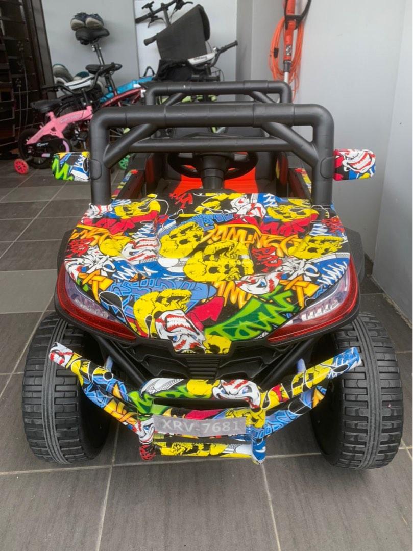 Kids CAR with controller and charger, Babies & Kids, Infant Playtime on Carousell