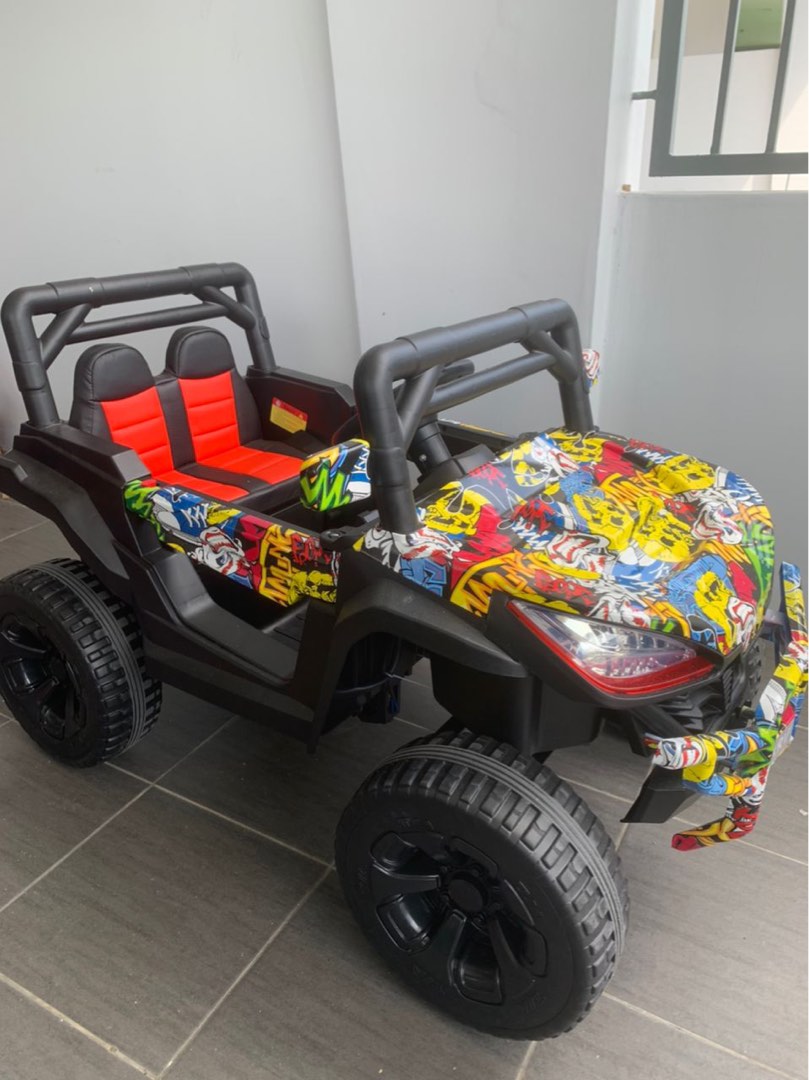 Kids CAR with controller and charger, Babies & Kids, Infant Playtime on Carousell