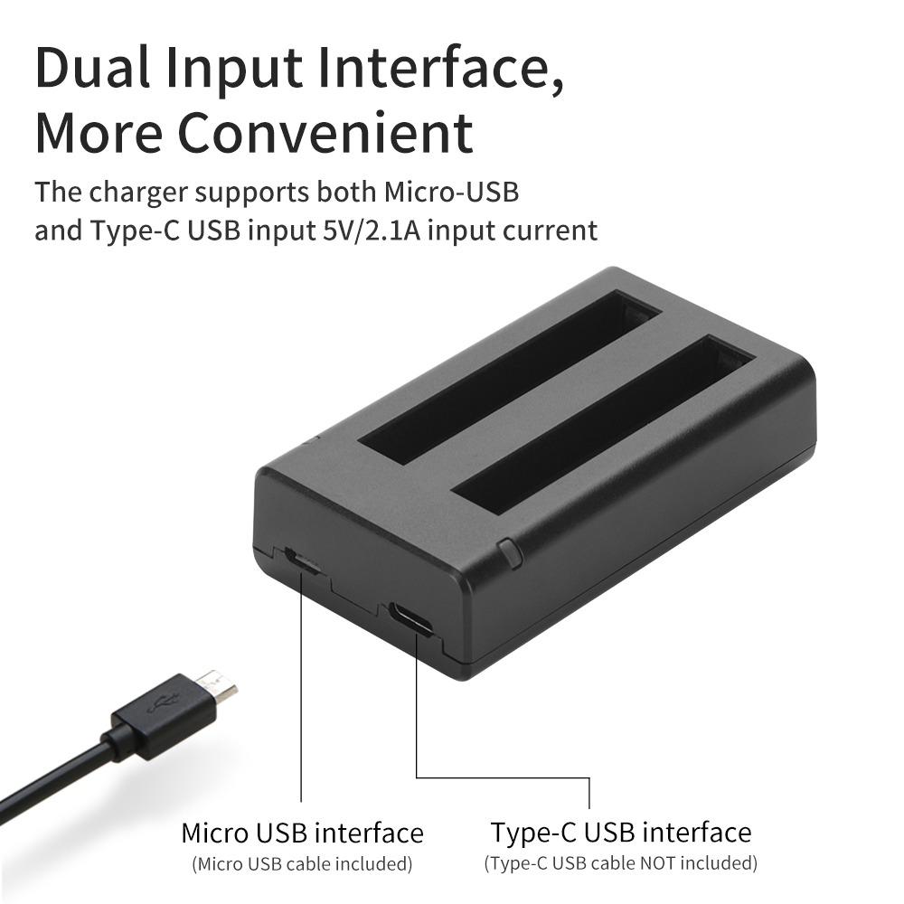 [Kingma] Insta360 One X2 Replacement Battery (two) and Charger Set for Insta360 One X2 Cameras62863065797506113