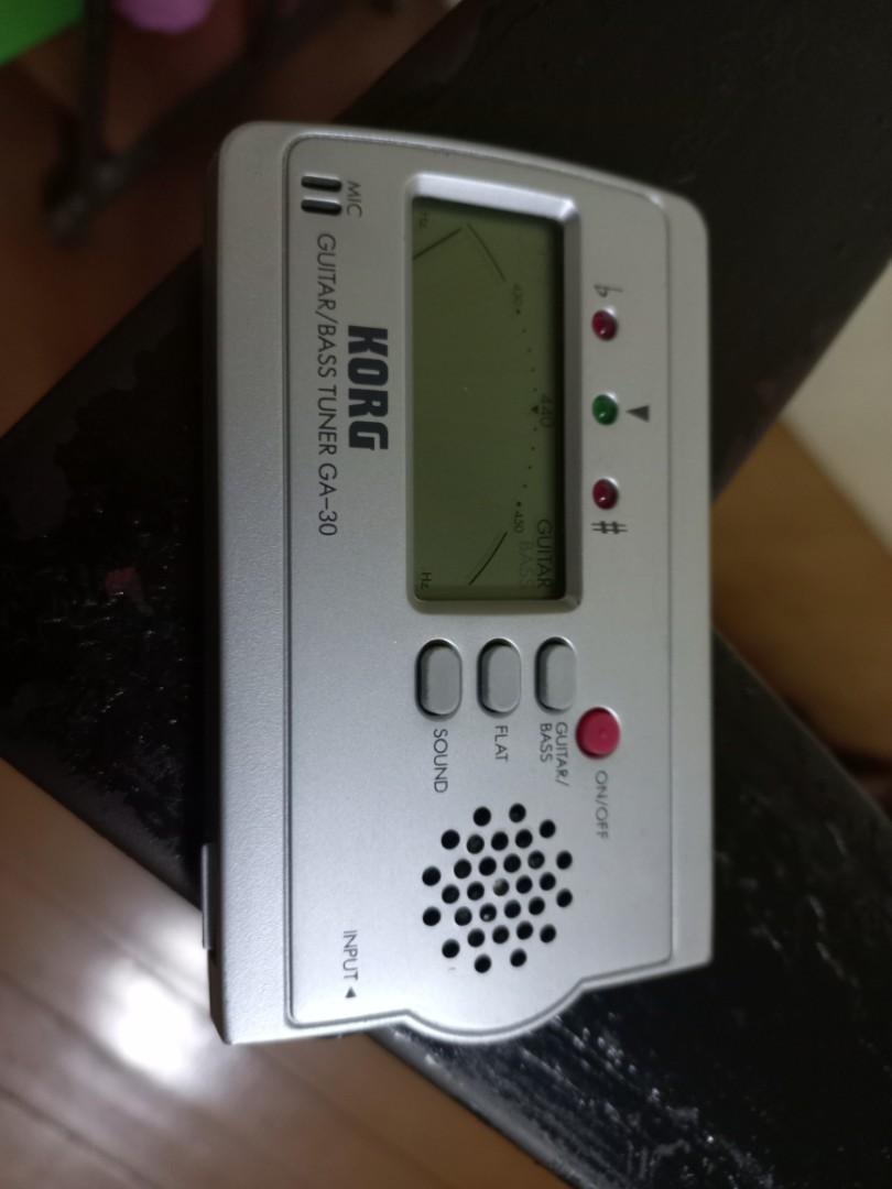 GA30 Guitar/Bass Tuner, Hobbies & Toys, Music & Media, Musical