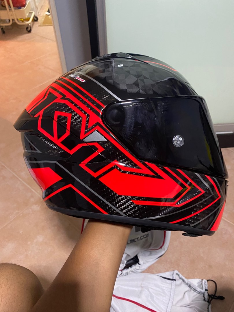 KYT NX-Race Carbon Prisma, Motorcycles, Motorcycle Apparel on Carousell