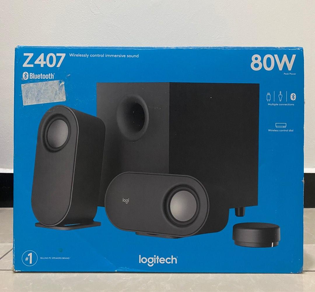 Logitech Z407 speaker, Audio, Soundbars, Speakers & Amplifiers on Carousell