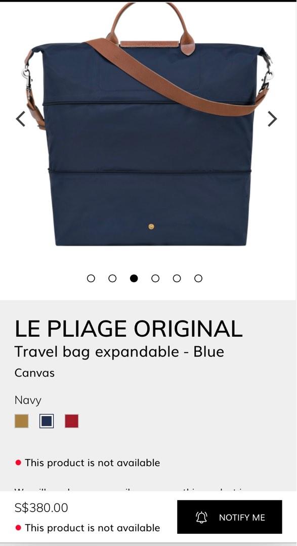 Le Pliage Original Pouch with handle Black - Recycled canvas (34175089001)