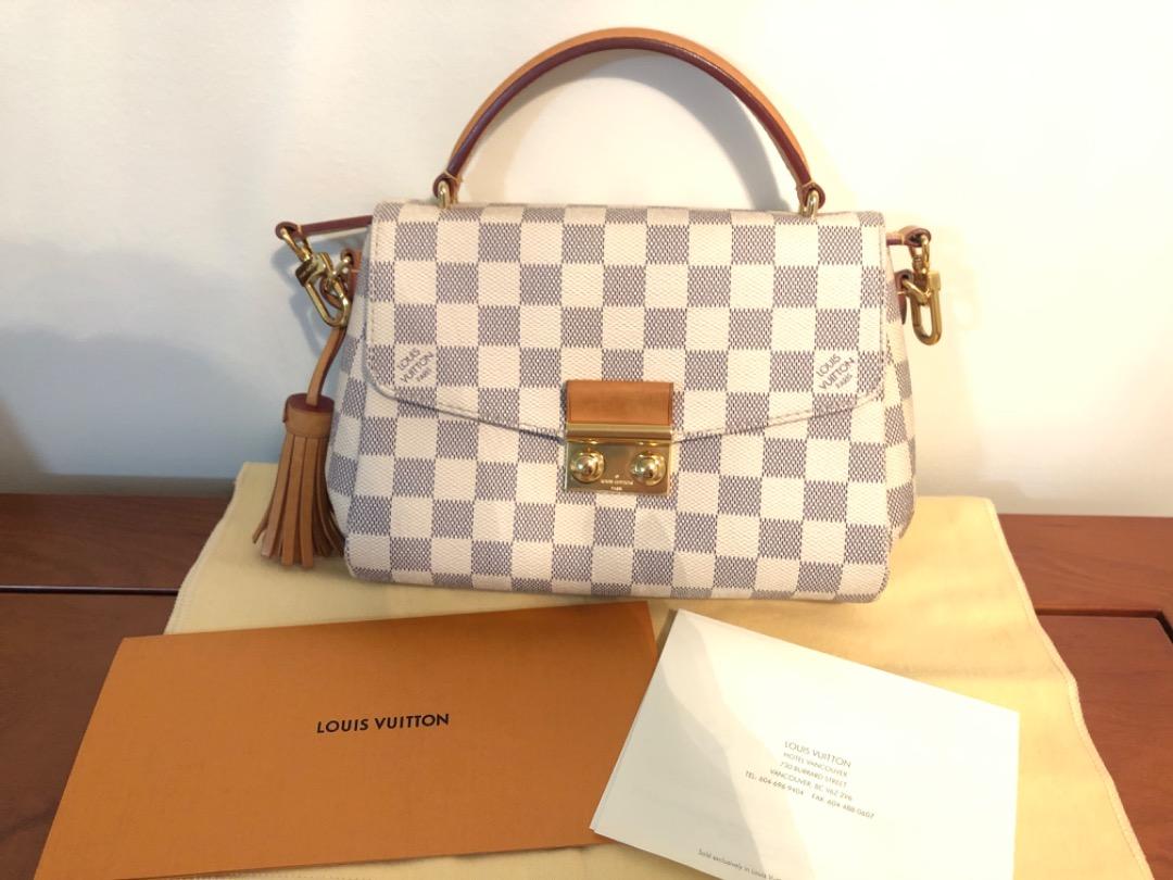 Delightful PM Damier Azur – Keeks Designer Handbags