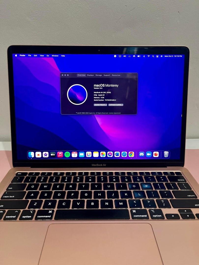 MACBOOK AIR M1 2020, Computers & Tech, Laptops & Notebooks on Carousell