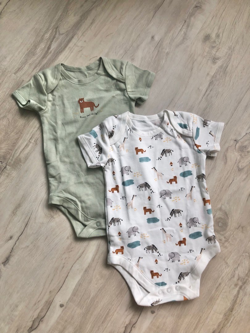 100% Cotton Bodysuits Matalan, Babies & Kids, Babies & Kids Fashion on  Carousell