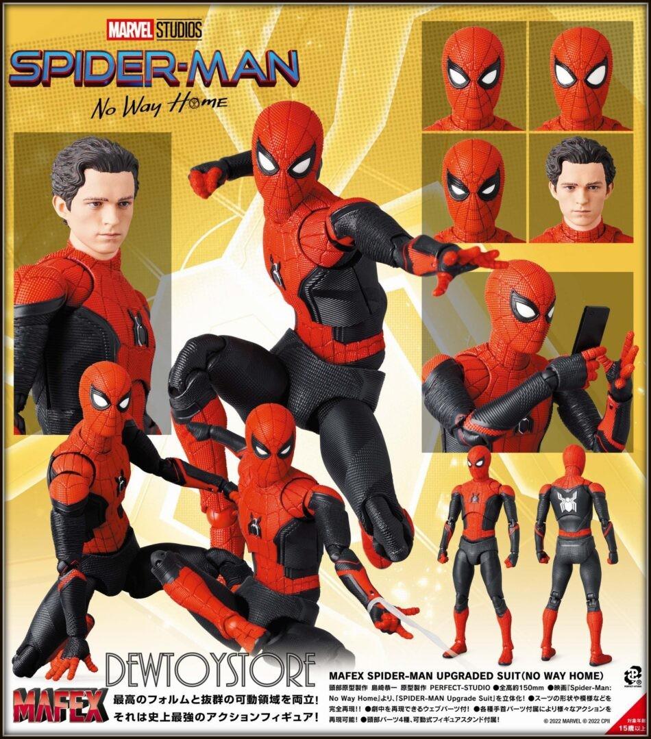 Medicom Toy Spider man No Way Home Mafex No.194 Spider man