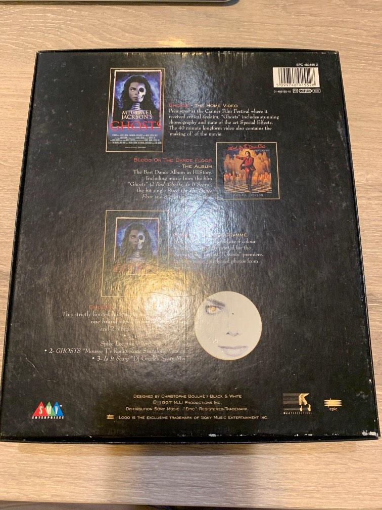Michael Jackson ghost deluxe collector CD VHS box set RARE