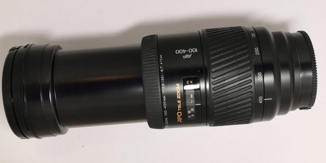 Minolta 100-400mm f4.5-6.7 APO AF lens, 攝影器材, 鏡頭及裝備