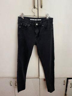 Mossimo black washed skinny jeans