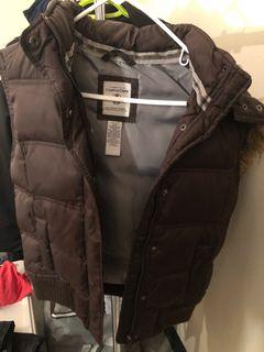 New/NWOT Small Campus Crew Brown Puffer Vest