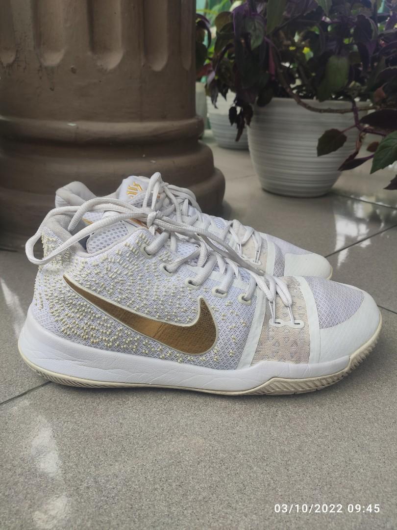 kyrie 3 white gold