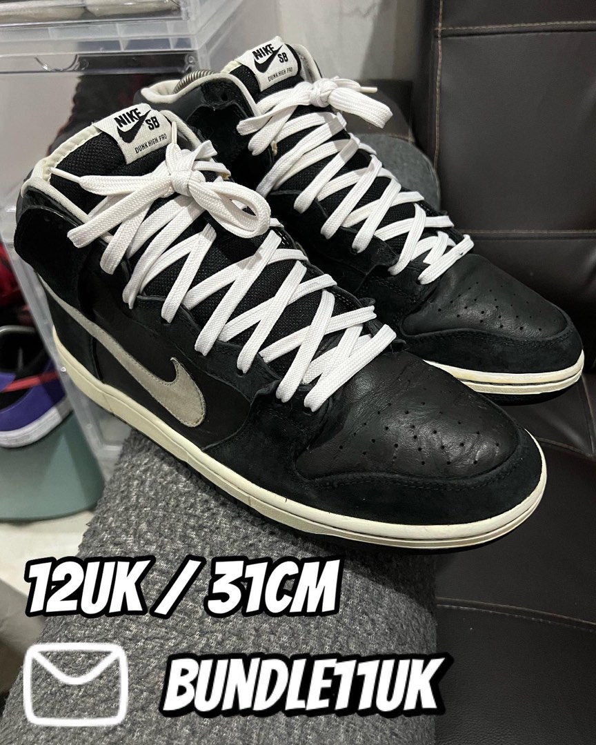 Nike SB Dunk High Venom Black 12UK Men s Fashion Footwear