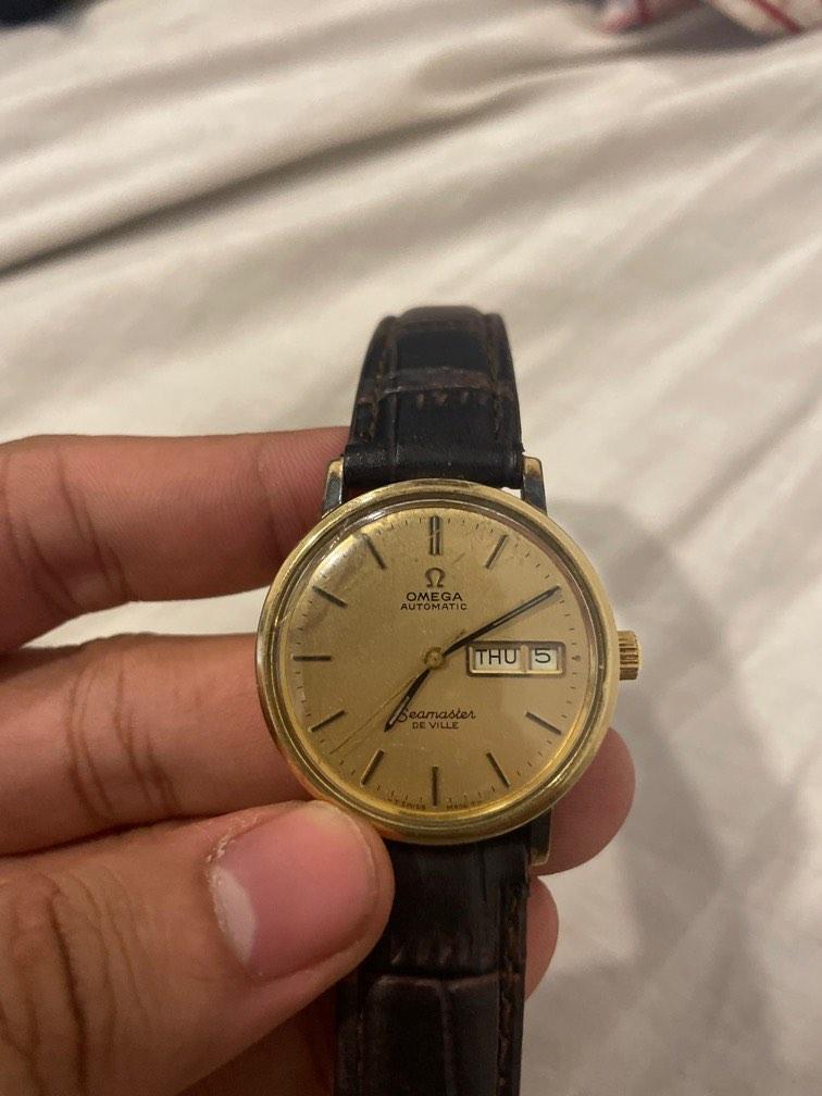 Omega seamaster shop solid gold