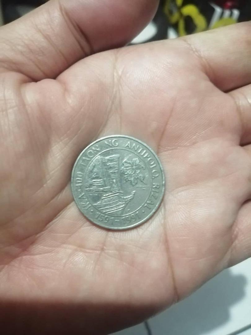 One Peso P1 400 Years of Antipolo Rizal 15911991 Commemorative coin
