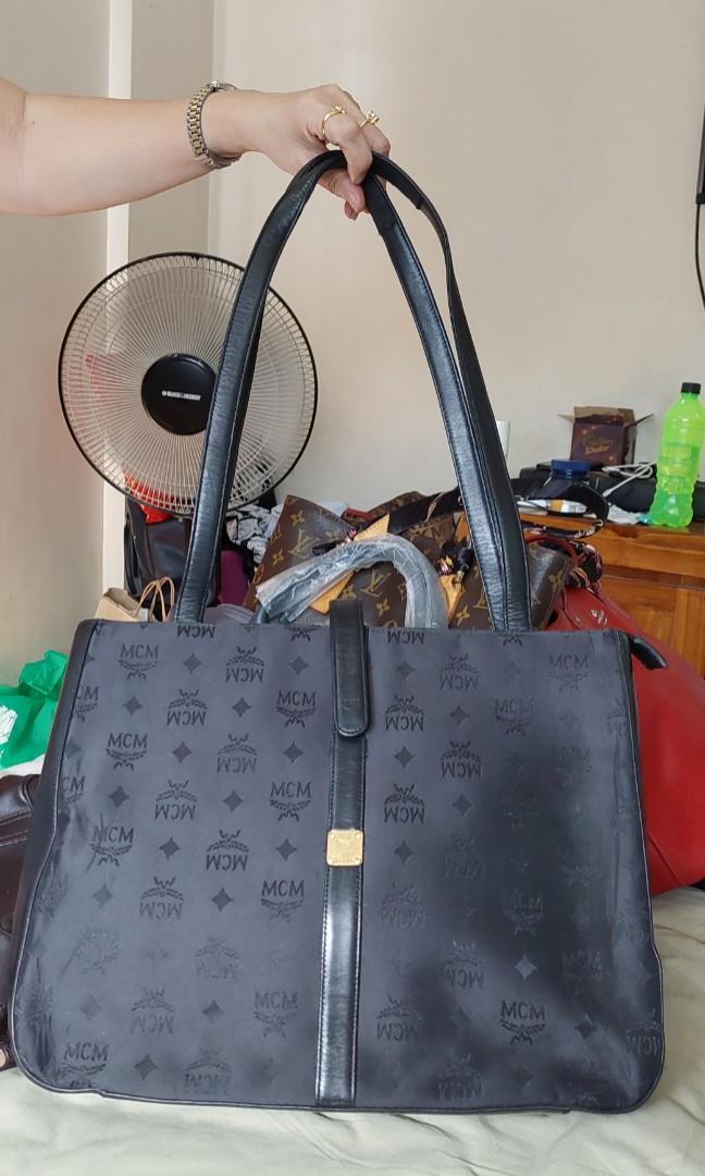 ORIG MCM Black Nylon Tote Luxury Bags Wallets on Carousell