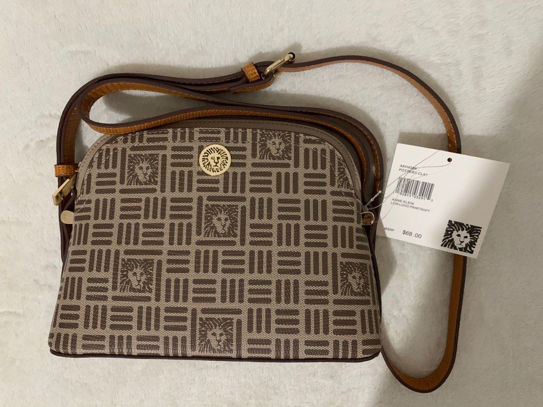 Original Anne Klein Lion Logo Dome Bag Women s Fashion Bags
