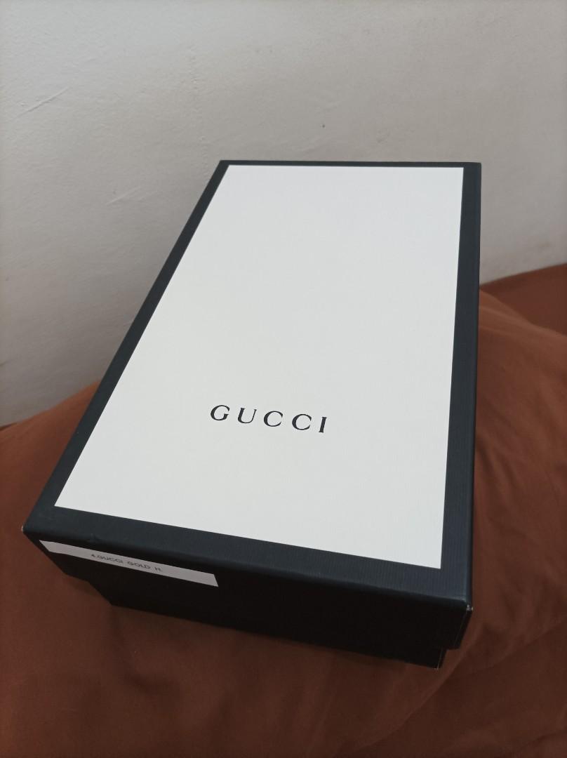 Original Gucci shoe box with card, Luxury, Bags & Wallets on Carousell