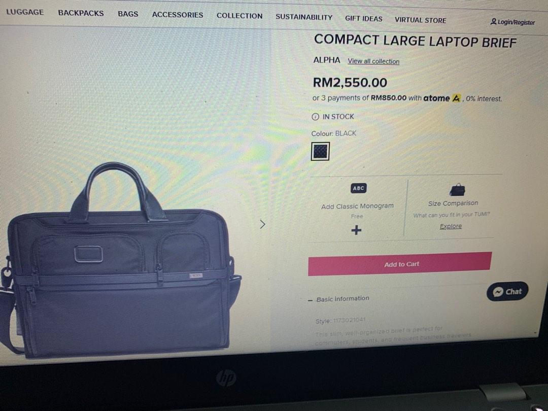 Original warranty Tumi bag Alpha Briefcase