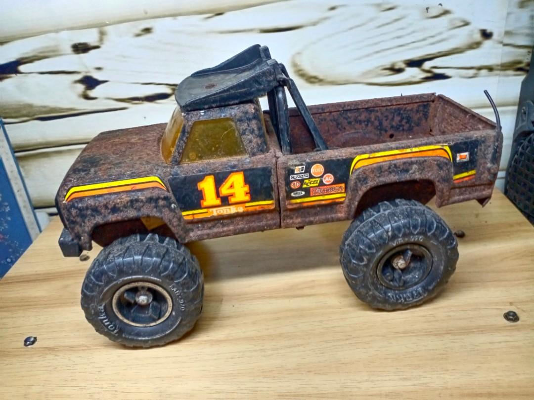 Metal tonka trucks on sale 1980s