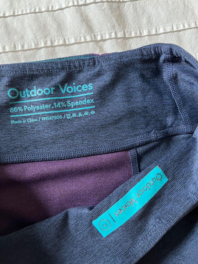 Outdoor Voices Colour Block 3/4 Leggings size M, Women's Fashion,  Activewear on Carousell