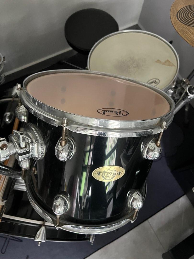 Pearl Target Drum Set (with Stool), Hobbies & Toys, Music & Media