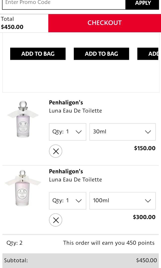 Penhaligon Luna Sample 5ml, Beauty & Personal Care, Fragrance