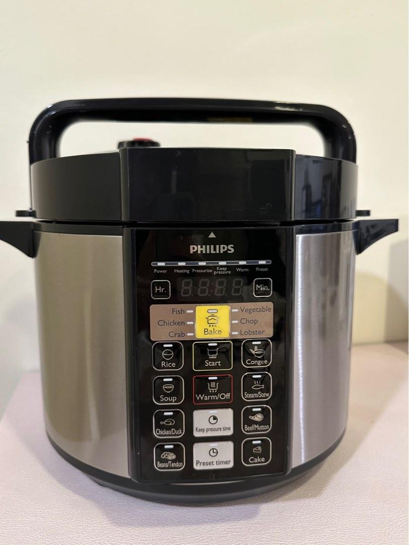 Philips Electric Pressure Cooker 5.0L HD2136, TV & Home Appliances