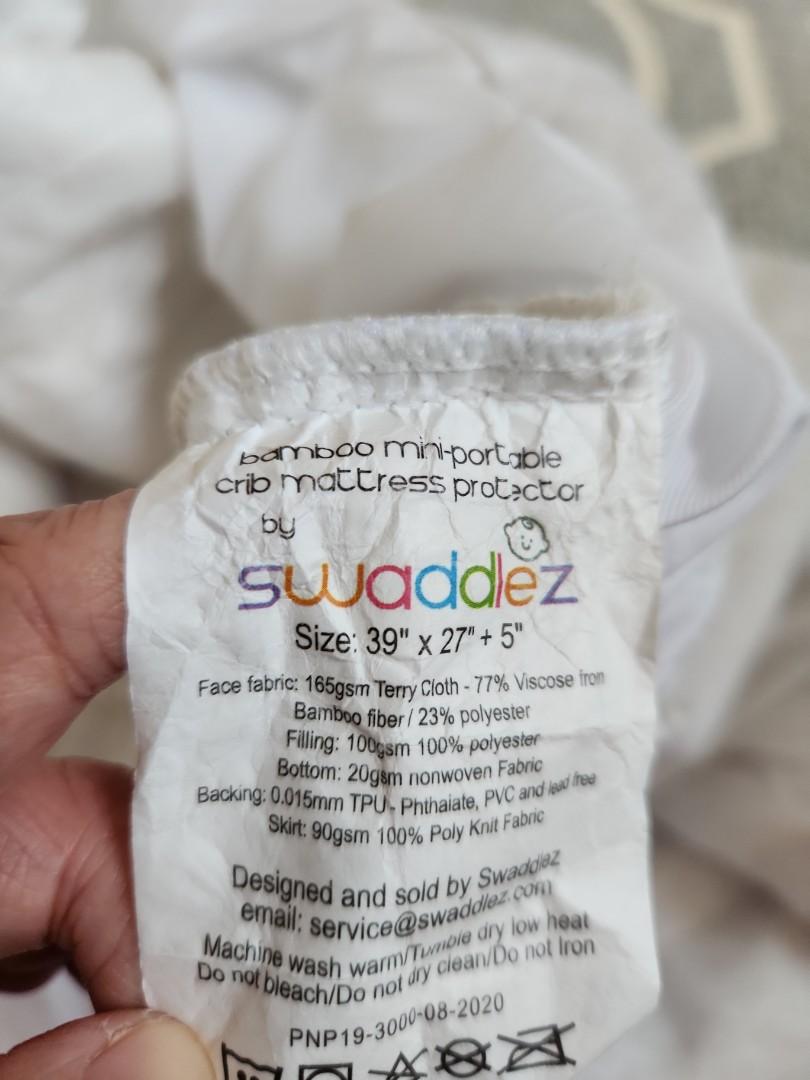 swaddlez waterproof crib mattress cover