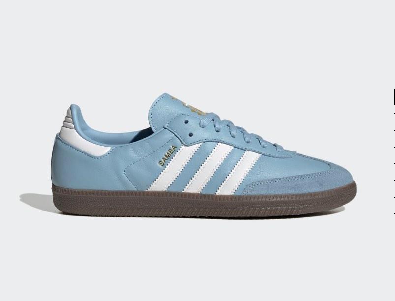 Adidas originals top samba blue