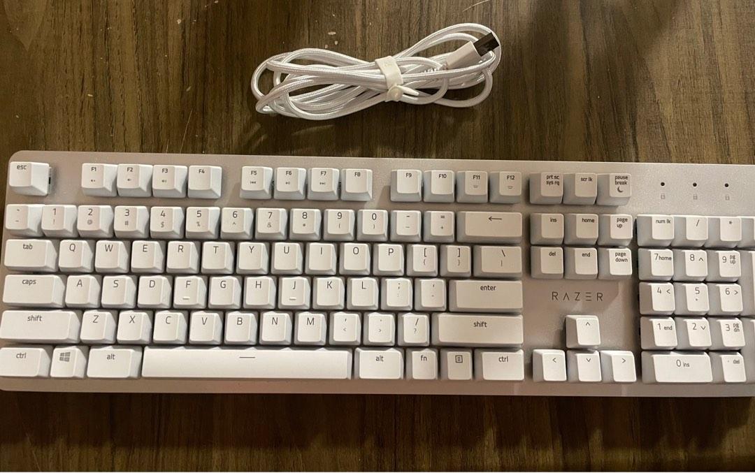 RAZER pro-type mechanical keyboard ( white ), Computers & Tech, Parts ...