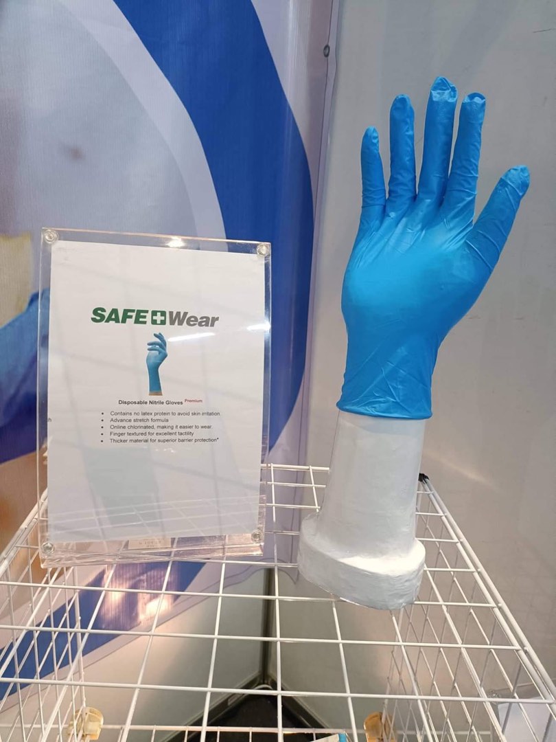SAFEWEAR NITRILE GLOVES, Health & Nutrition, Medical Supplies & Tools on Carousell