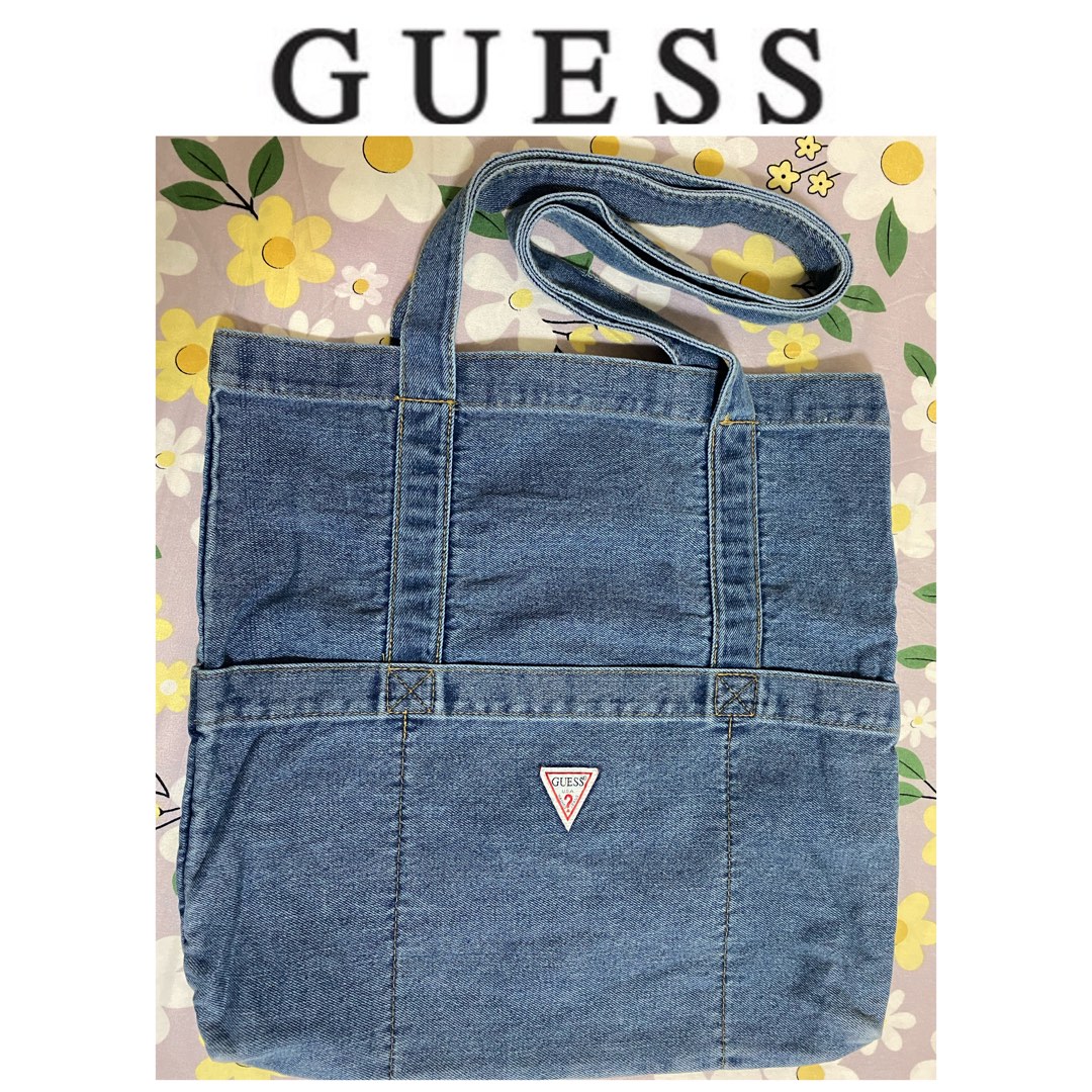 Guess denim discount bag sale