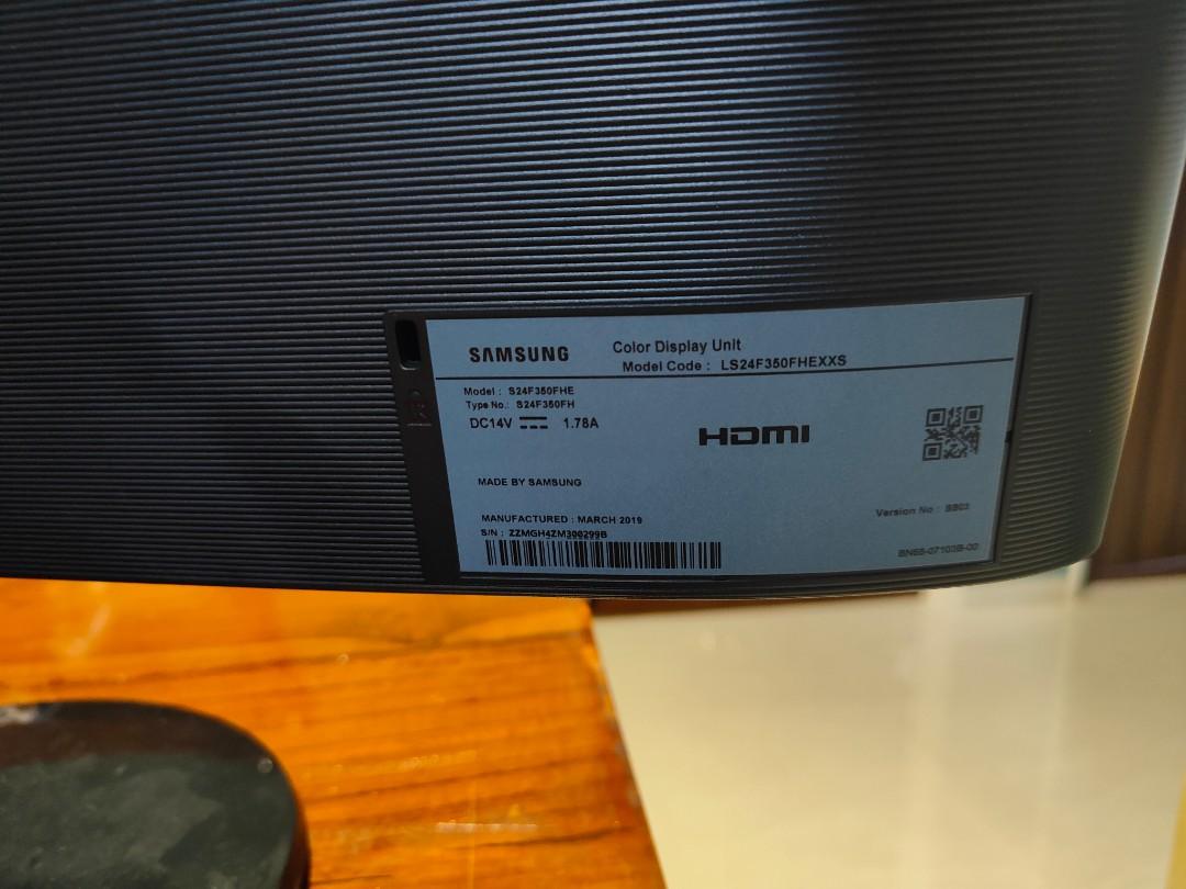 Samsung 24 inch monitor, Computers & Tech, Parts & Accessories, Monitor