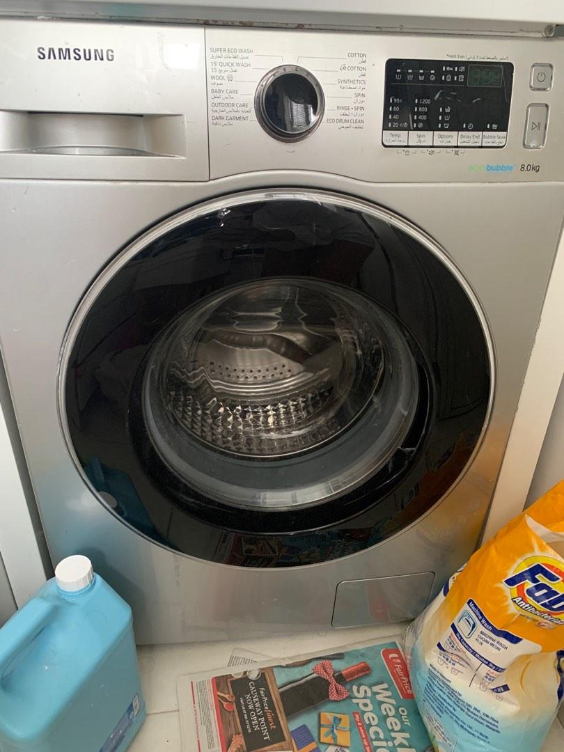 Samsung Eco Bubble Washing Machine, TV & Home Appliances, Washing