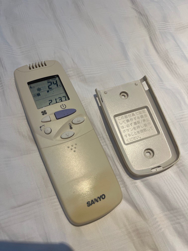 Sanyo AC remote, TV & Home Appliances, Air Conditioners & Heating on