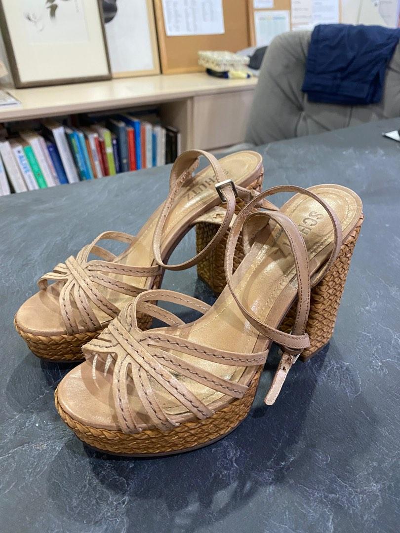schutz nude heels