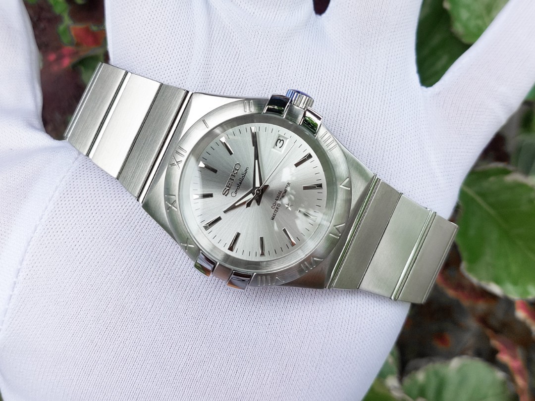 Seiko Custom Build SILVER CONSTELLATION HOMAGE Automatic Watch, Luxury,  Watches on Carousell