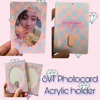 Seventeen Fan-made Acrylic Photo Card Holder