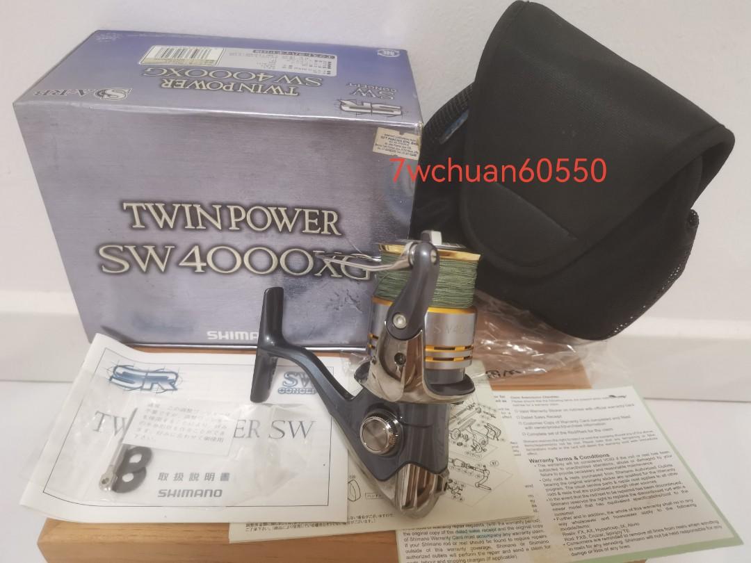 Shimano 09 TWINPOWER SW 4000-XG, Sports Equipment, Fishing on