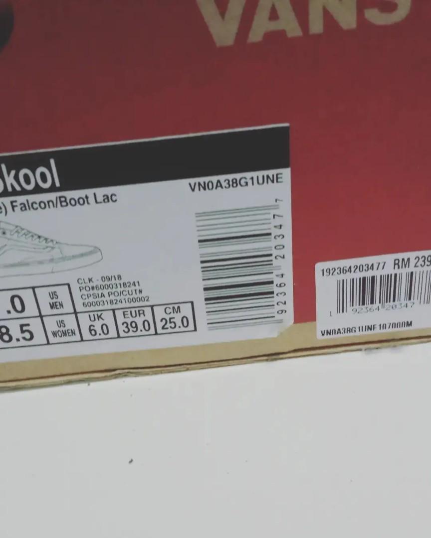 Vans falcon shop gum
