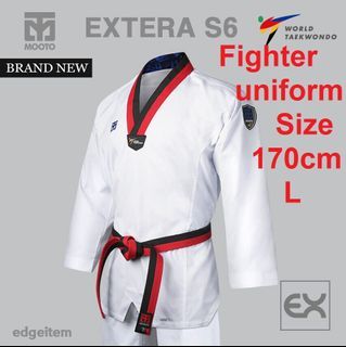 Mooto Korea Taekwondo DO Black Belt Width 5cm Double Wrap MMA