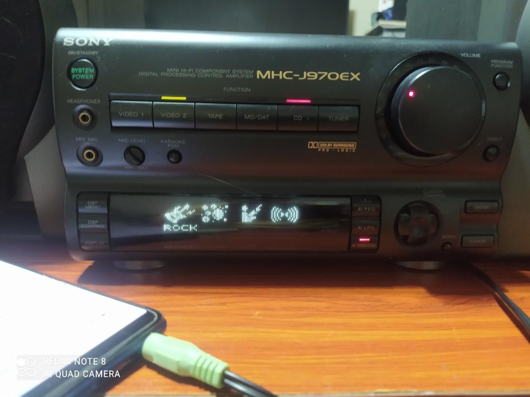 2020最新型 高品質 (動作確認済み)SONY MHC-J970EX コンポ テープ CD
