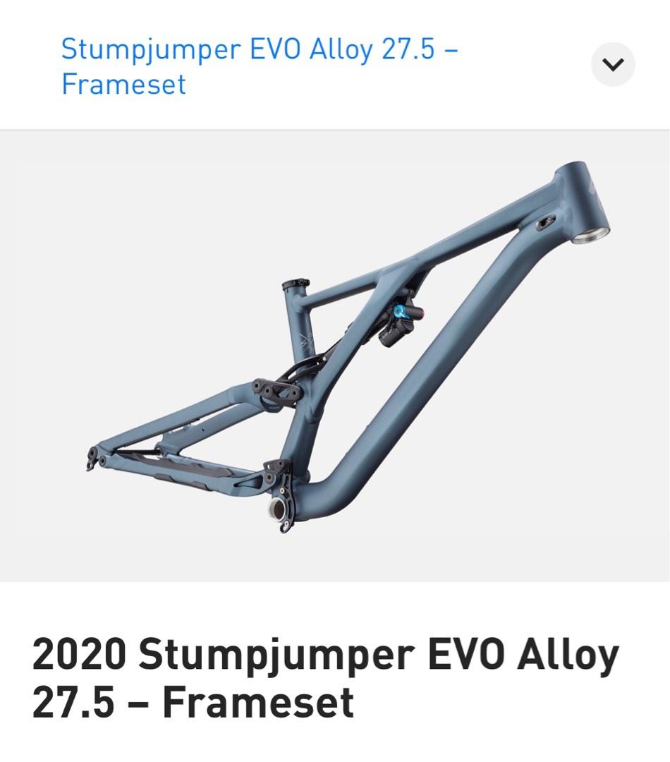 Stumpjumper evo cheap 27.5 frame
