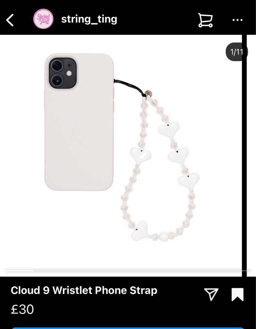 Cloud 9 Wristlet Phone Strap – String Ting London