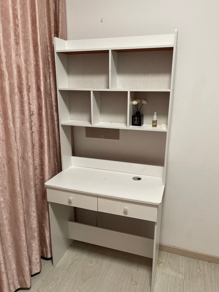 Student study table with shelf, Furniture & Home Living, Furniture