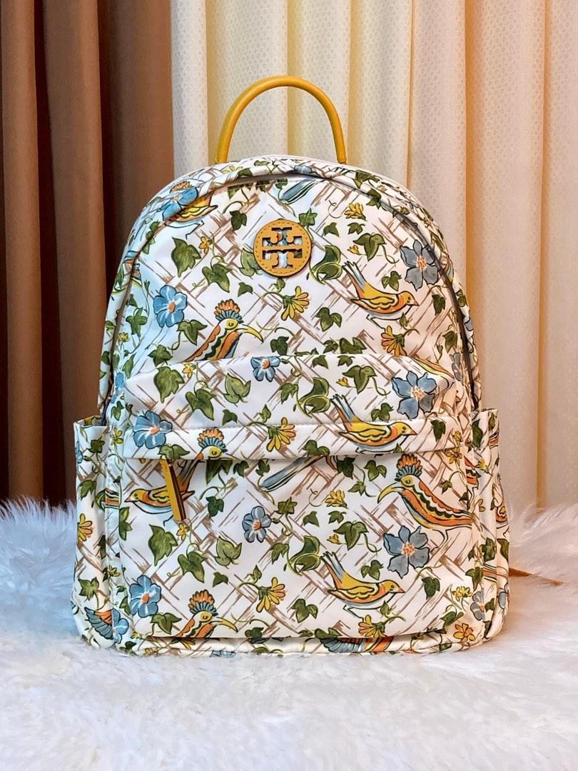Tory Burch Ella Printed Backpack, Women's Fashion, Bags & Wallets, Backpacks  on Carousell