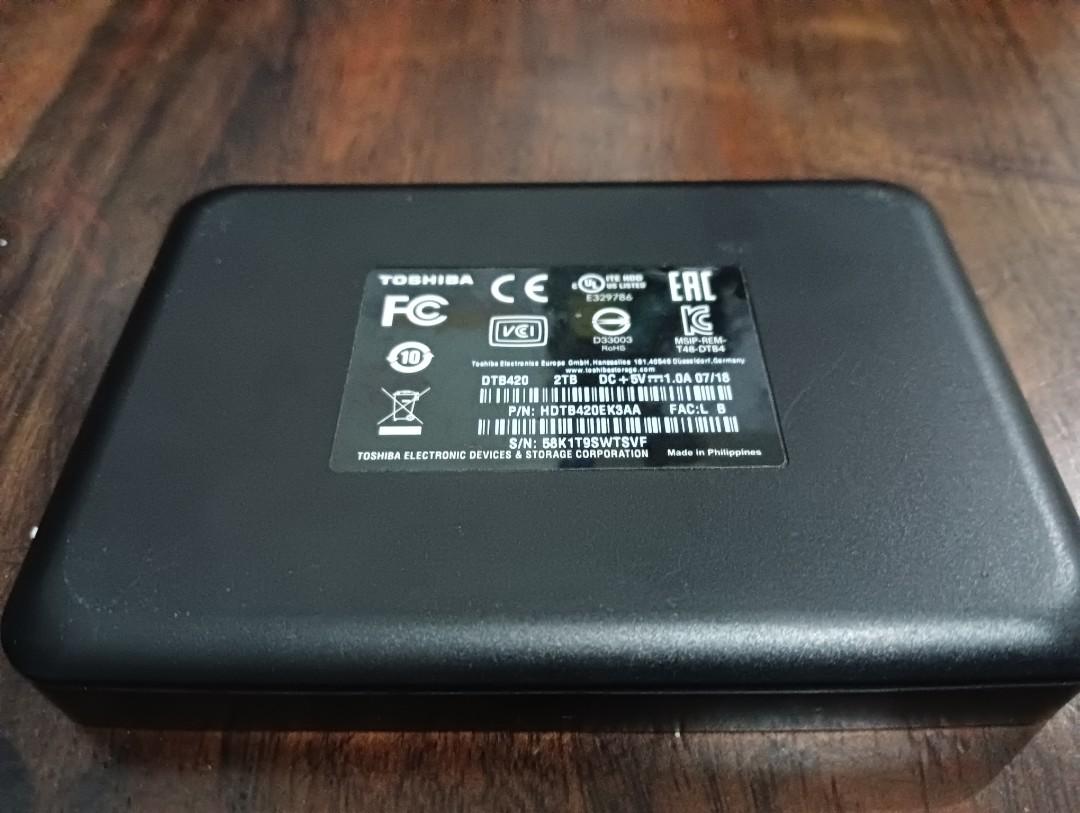 Toshiba Canvio Basics [2TB] (Category: Hard Disks & Thumbdrives) located in Taytay. Submitted by fromdoolig (Listing ID 1188548318, Image 3). Description: Serial Number: MQ04UBD200 Capacity: 2TB No Box | No Spare Cable (Missing Original Cable) RFS: Upgrading to SSD Drives Price: 2.8k+SF Mode of Payment: Gcash [Payment First] Courier Service: JNT or Lalamove [NO COP/COD].